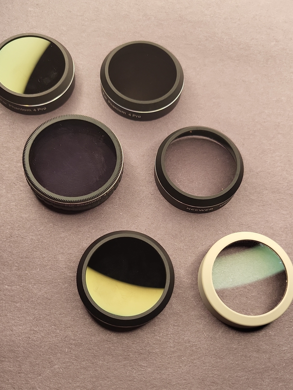 Camera Lens Filters - Assorted Round Filters